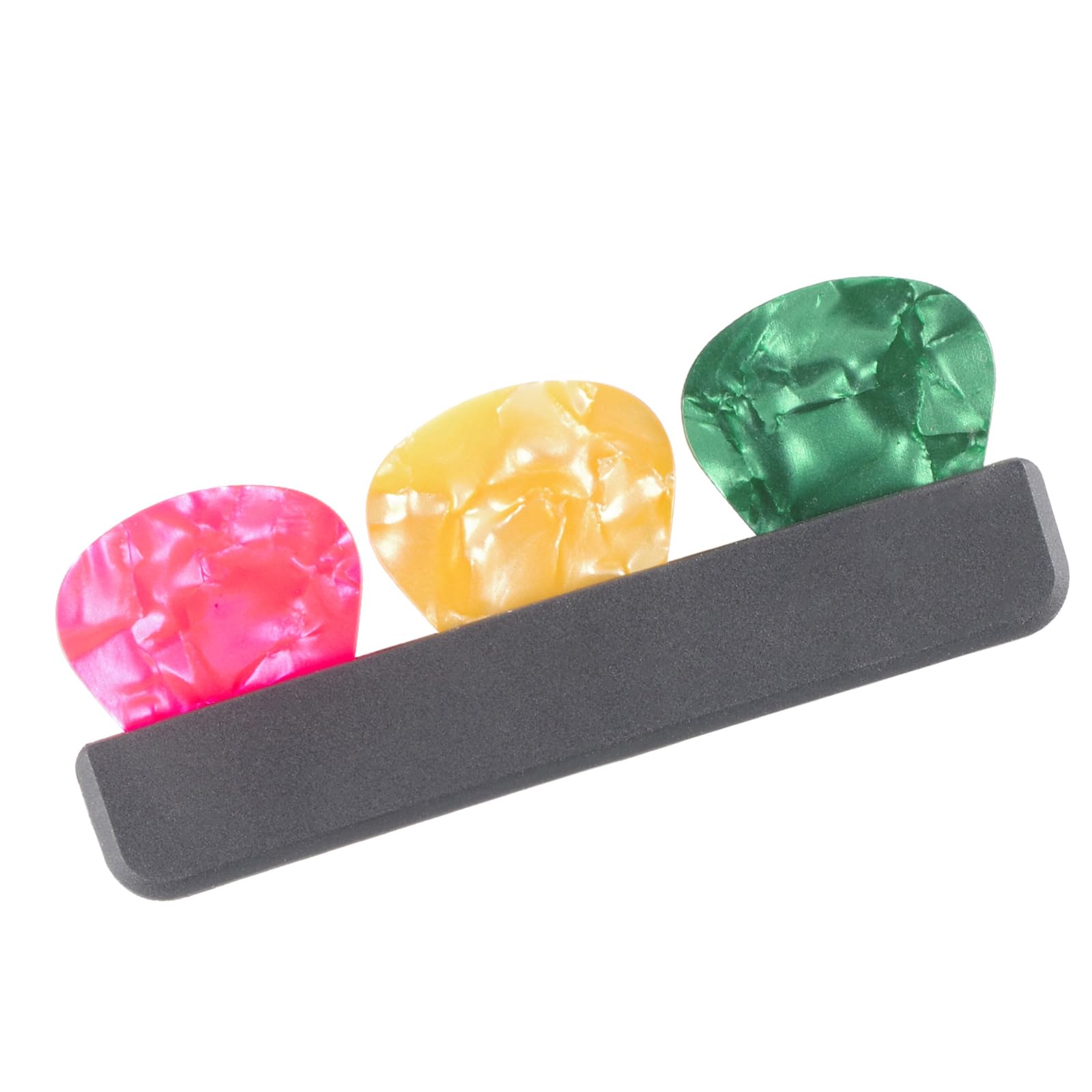 KAIXINXIN Portable Guitar Picks Holder Plectrums Storage Container Light Weight Guitar Pick Display Case With 3 Guitar Picks