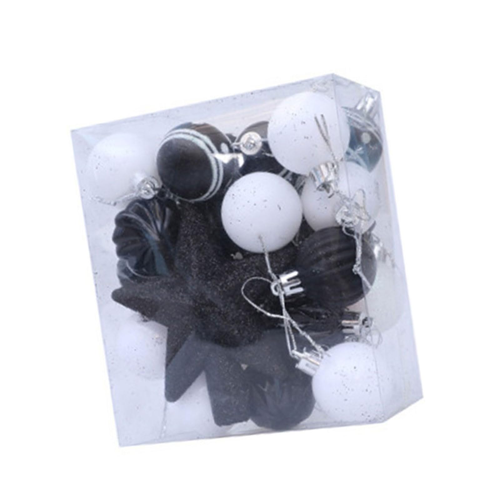 Jazuaiao 31Pcs Shatterproof Christmas Baubles Ornaments for Tree Wreath Mantels, Winter Holiday Wedding Party Decorations Christmas Hanging Decorations