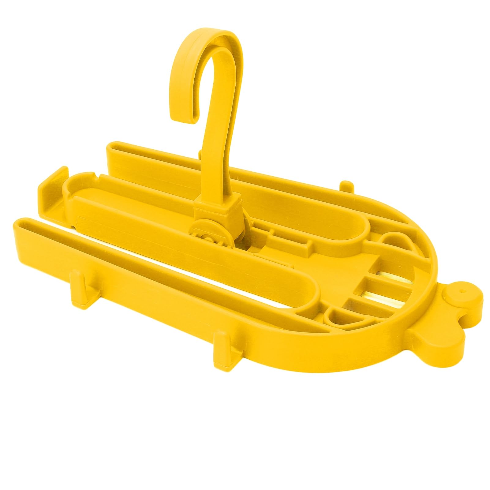 Surfing Suit Rack, ABS Fast Dry Space Saving Foldable Wetsuit Hanger Heavy Duty for Indoor (Yellow)