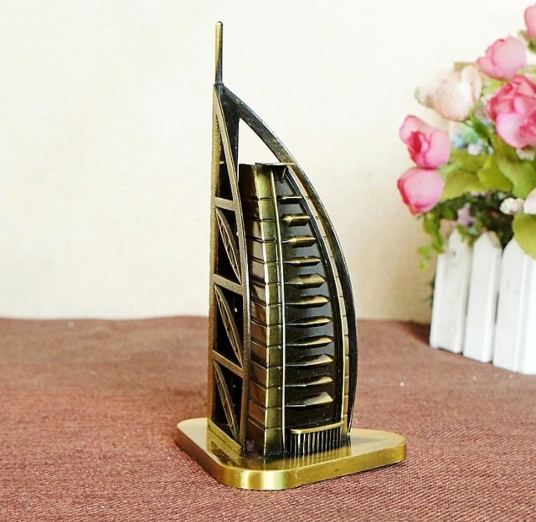 VRB Dec 1 Set for Statue Study Office Desk Decor Showpiece Gift Decoration Accessories Items Decorative Showpeice for Home ((Burj Al Arab Hotel))