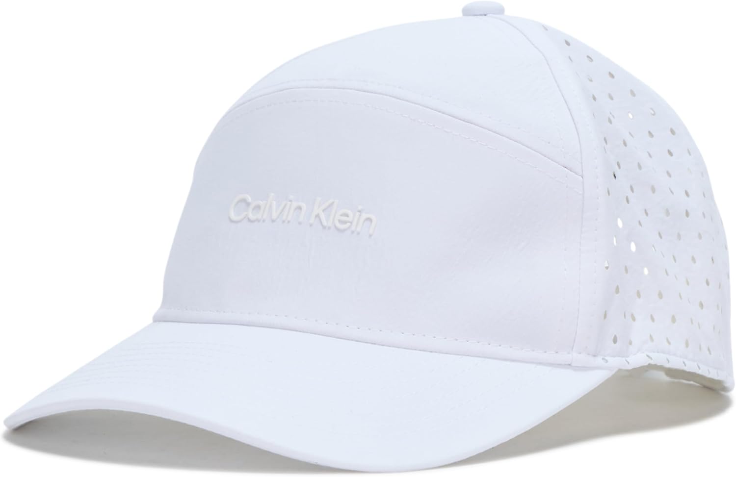 Calvin Klein Womens Perforated Tennis Cap with Logo
