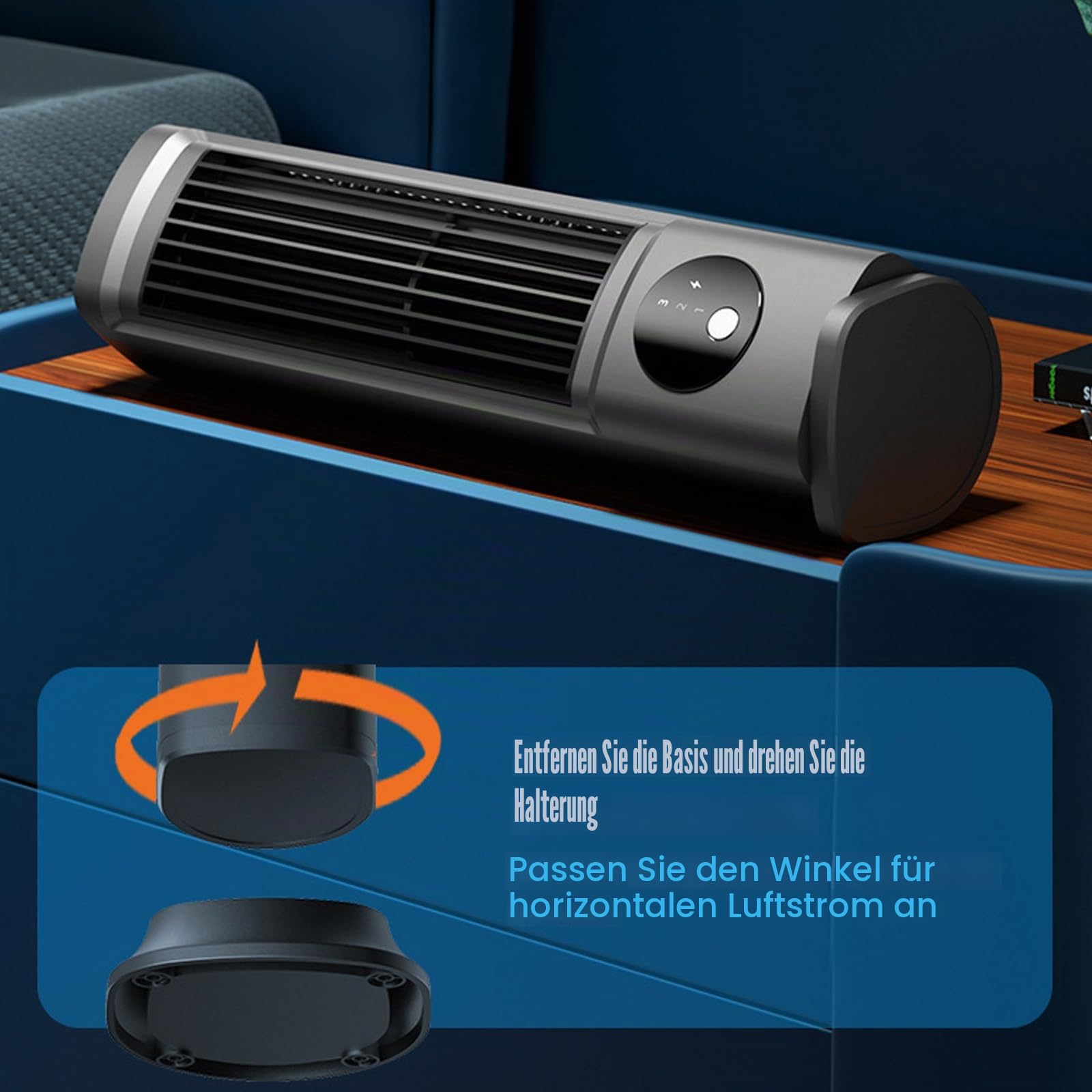 Klimaanlage Mobil, Klimaanlage Tragbare, Air Cooler Luftkühler Klein, 3 Windgeschwindigkeiten, für Zuhause/Büro
