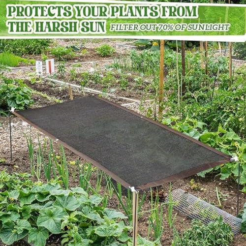 Voile d'ombrage solaire en maille respirante avec oeillets pour pergola et jardin - 8