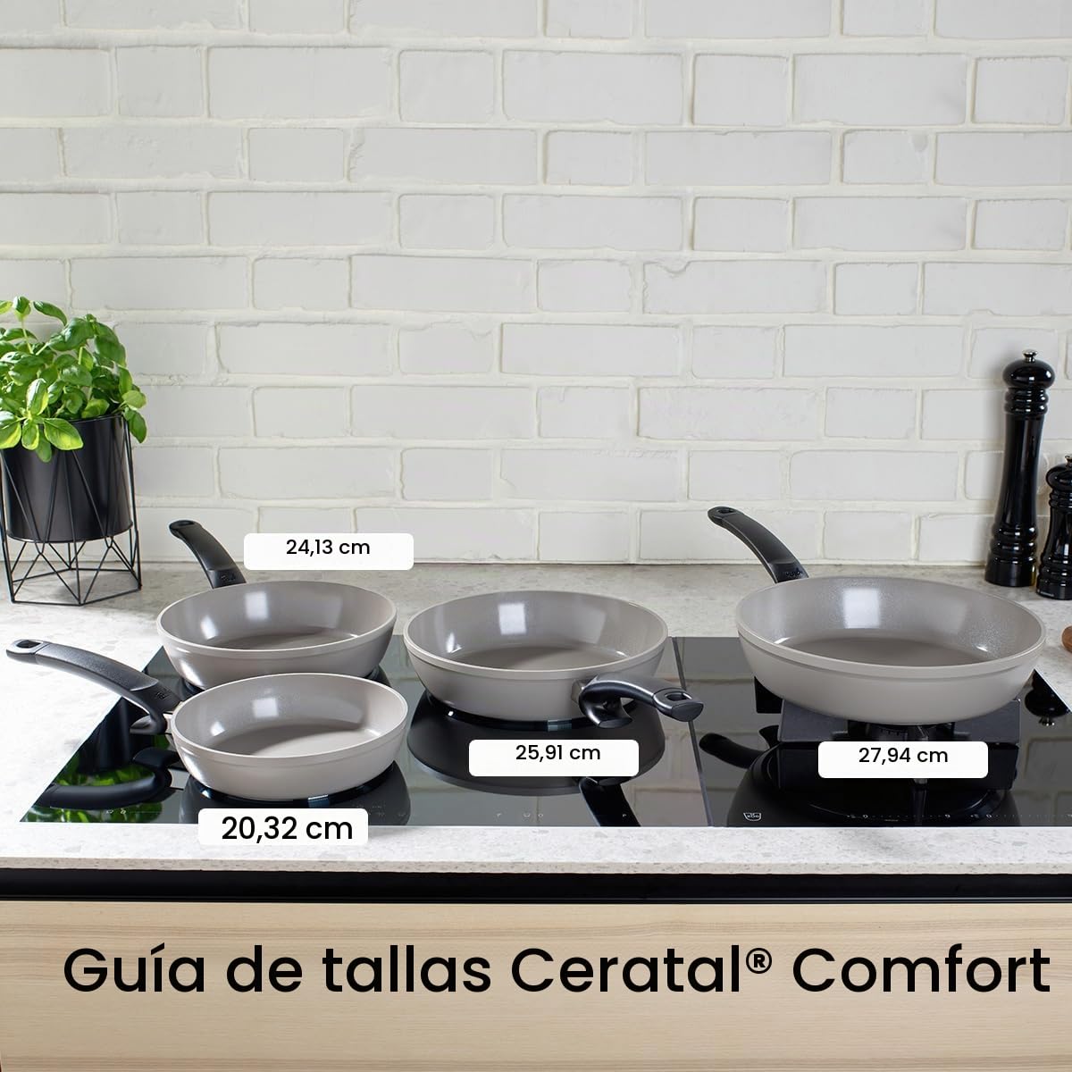 Fissler Ceratal Juego Comfort de 2 Piezas, Sartén de 28 y 24 cm