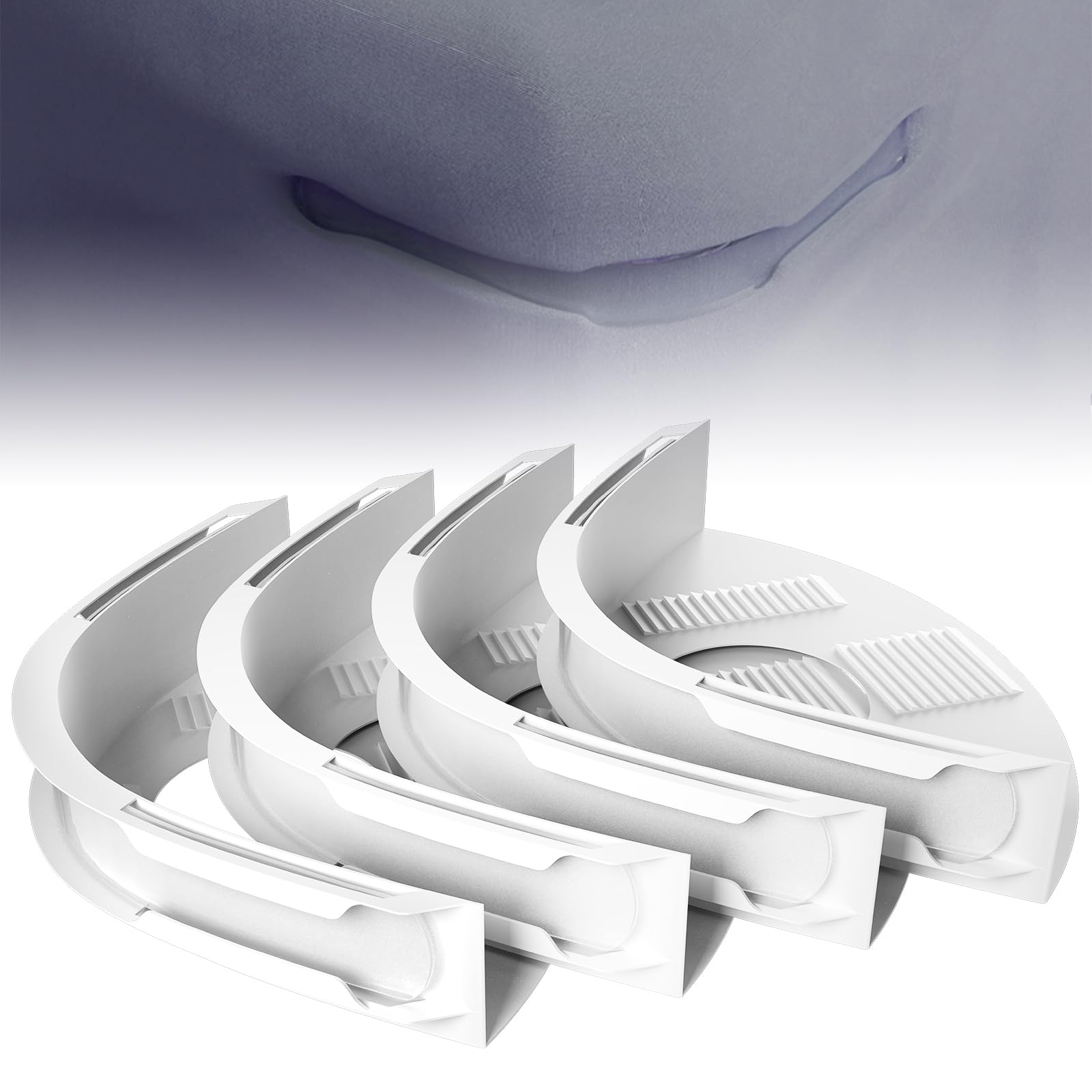 Ytopaa Bed Lock Sheet Holders,4-Pack Sheet Locks,Sheet Holder Strap Keep Sheets Firm & Tight, Easy Installation Bed Sheet Lock for All Mattress Sizes (5.31 * 5.31 * 1.85inch)