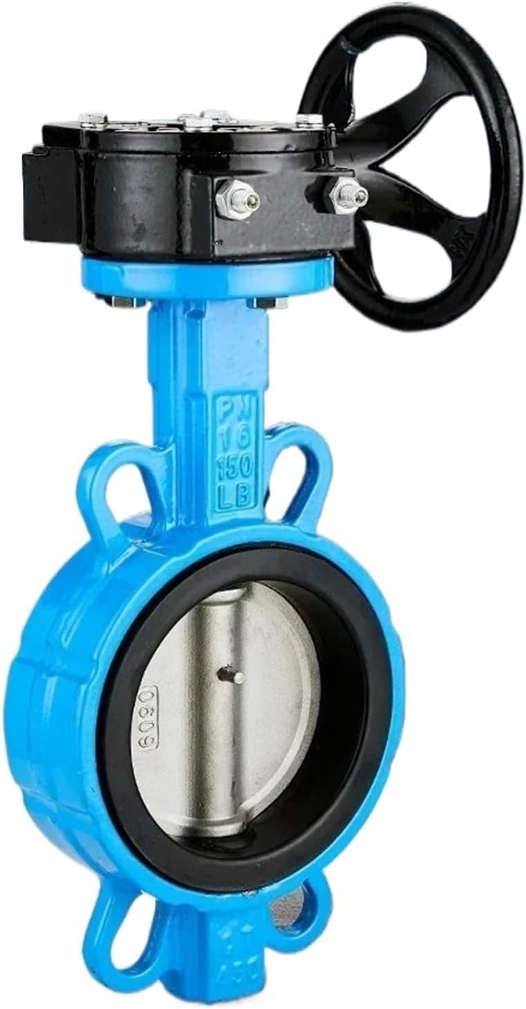 Stainless Steel Manual Butterfly Valve Turbine Clamp DN350(2)