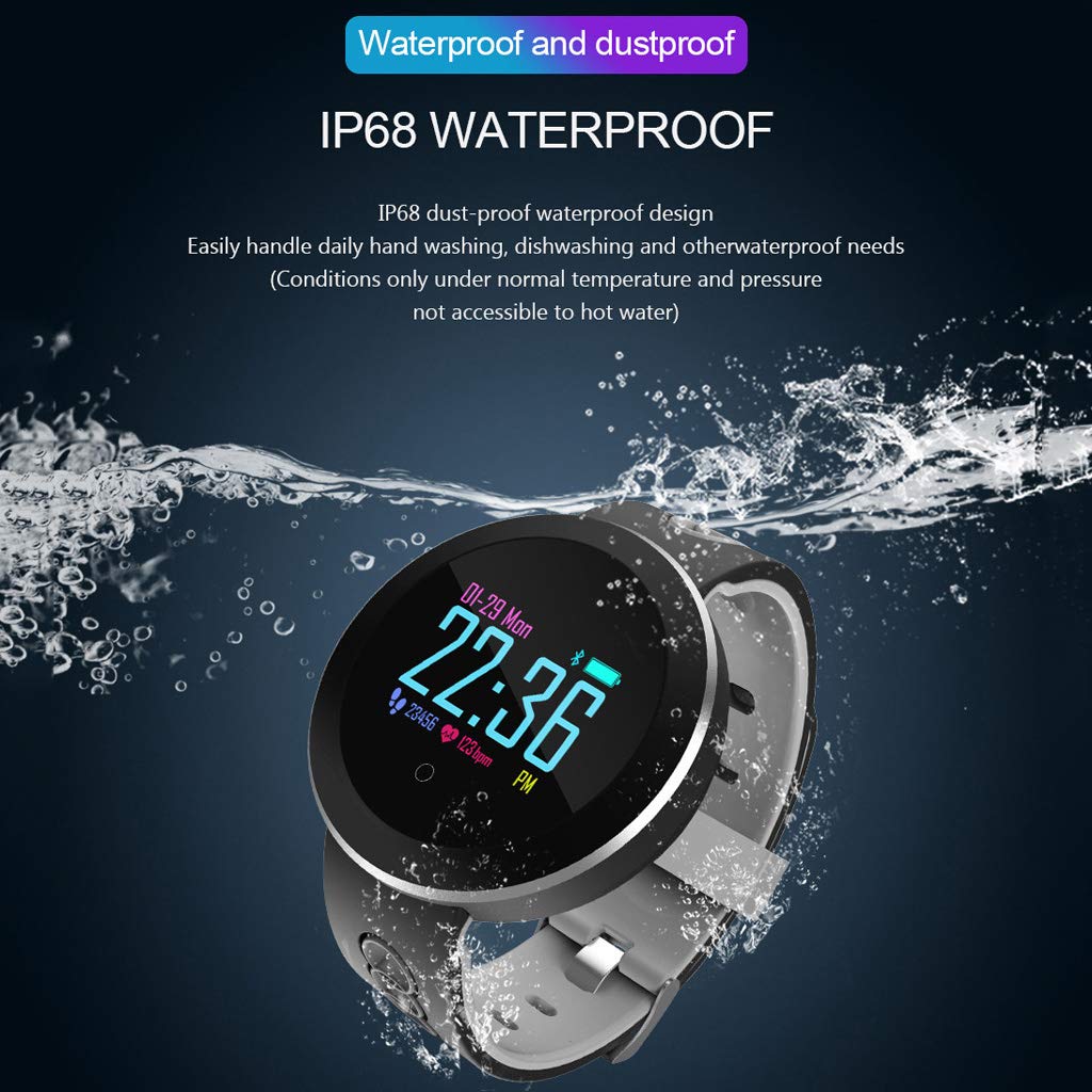 Rastreadores De Actividad Monitores De Ritmo Cardíaco Reloj De Ejercicios Deportes Al Aire Libre Calorías Contador De Pasos Pulsera Pulsera, Adecuado para Niños Hombres Mujeres Mayores