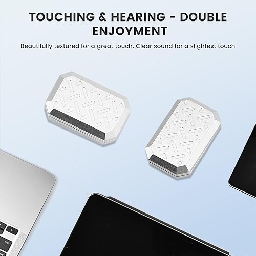 Miniatura 5 de SOWSUN Juguete deslizante magnético para ansiedad  Tarjeta de empuje para adultos Bloque magnético de clicker con alivio del estrés, juguete háptico