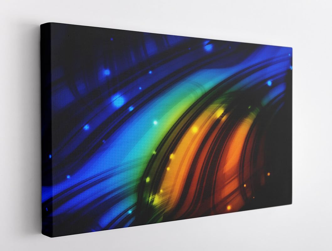 bpaAbstract Aurora Canvas For Home And Office Décor (40x61)