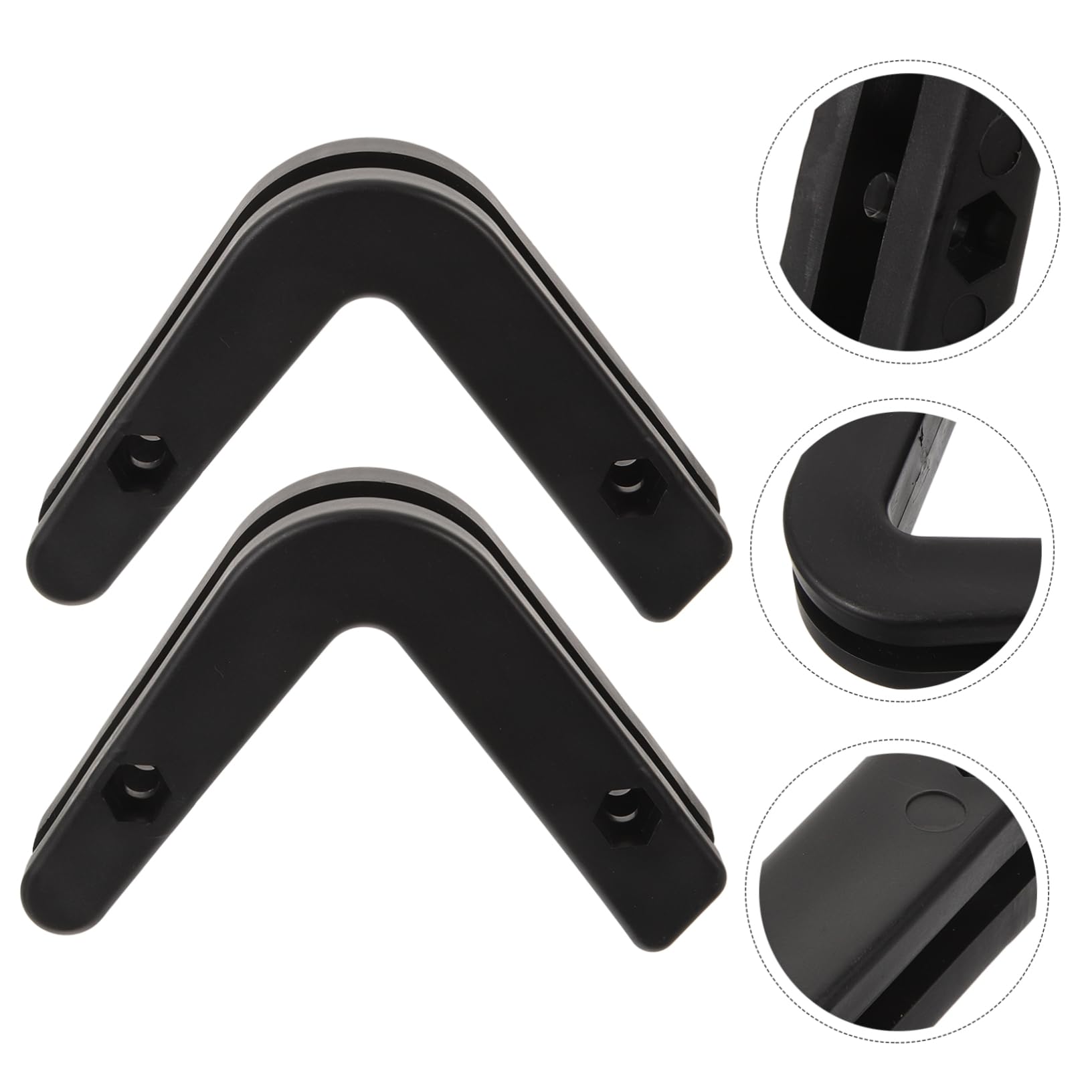 ibasenice Barbell Storage Mounted Barbell Hooks Pp Material Easy to Assemble Gym Accessory