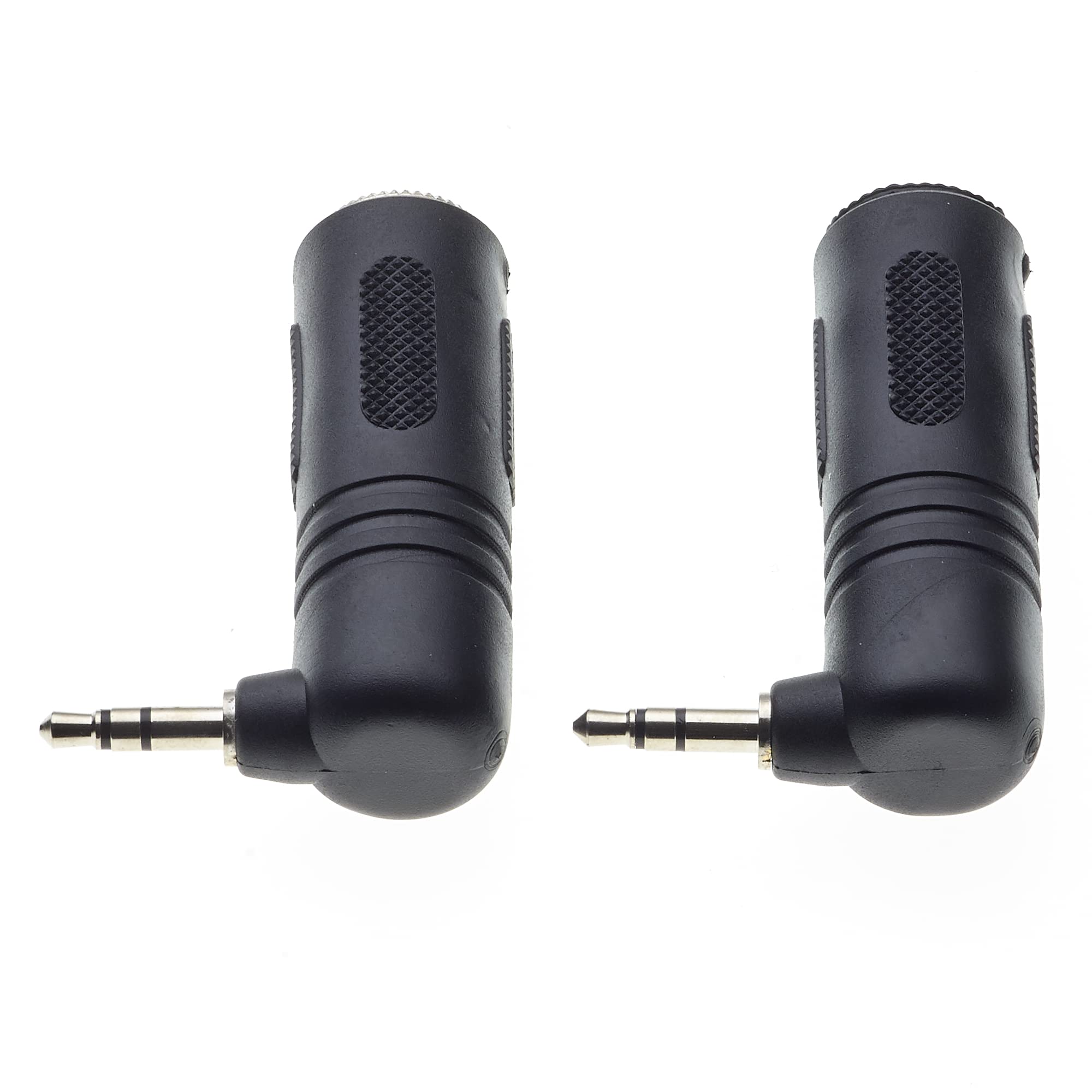 Keple Adaptateur Jack Mono 6,35 mm vers Jack Mono 6,35 mm à 90 degrés pour Haut-Parleur d'ampli