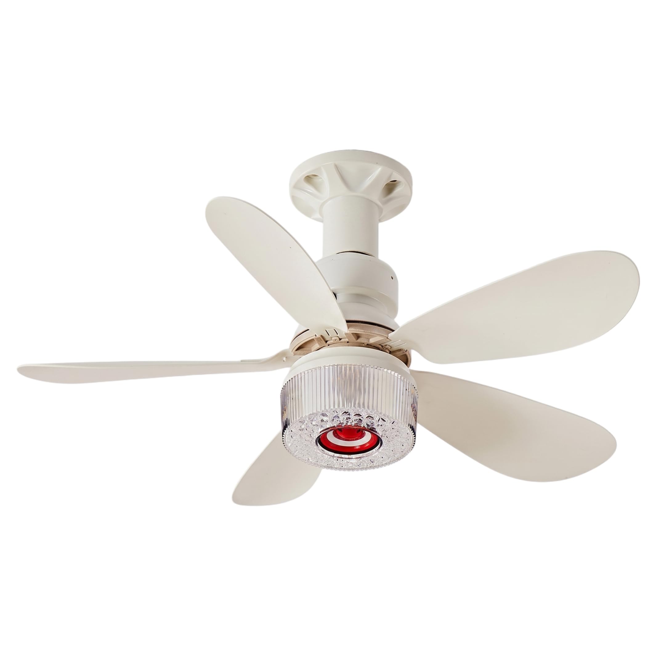 Ventiladores de techo con luces led regulables y música para dormitorios modernos 8
