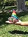 GlitZGlam BO The Giant Rainbow Baby Gnome for The Enchanted Gnome and Fairy Garden (6 Inches Tall) (Rainbow)