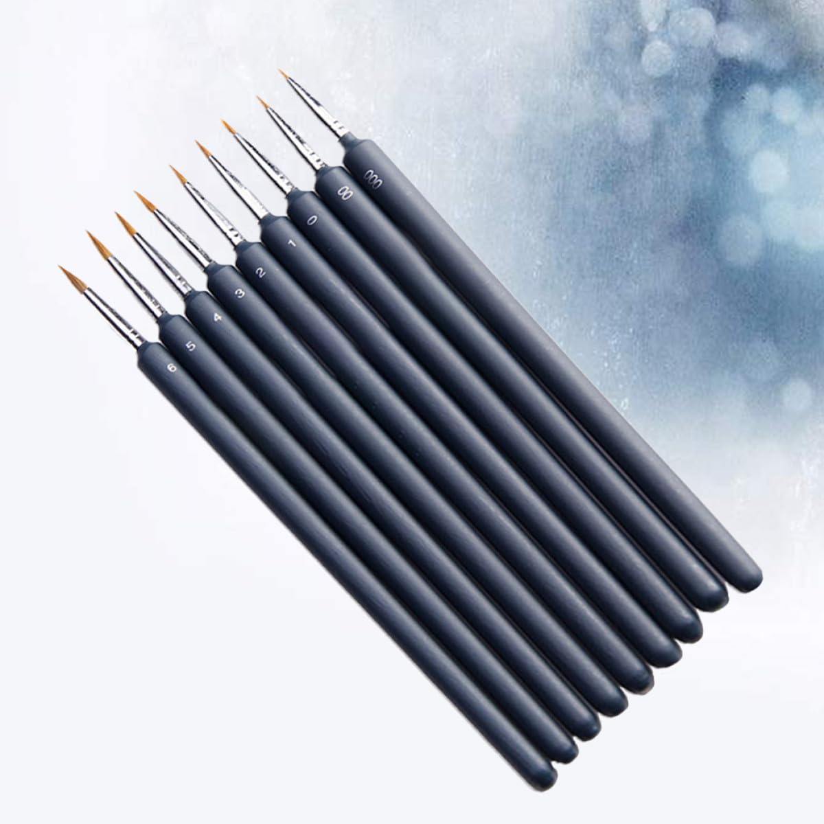 135 Piezas Pincel de Pintura al óleo Pinceles para acrilico rotuladores acuarelables Pintura Fina Kit de Pinceles para Pintar en Miniatura Juego de uñas Kit de manicura Rostro niño
