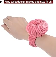 Vista 5 de HARFINGTON Alfiler de muñeca para agujas de coser, soporte de aguja con correa ajustable, se adapta a todos los tamaños de muñeca para costura