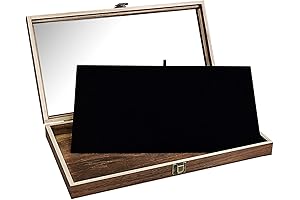 MOOCA Pistol Display Case with Tempered Glass Lid