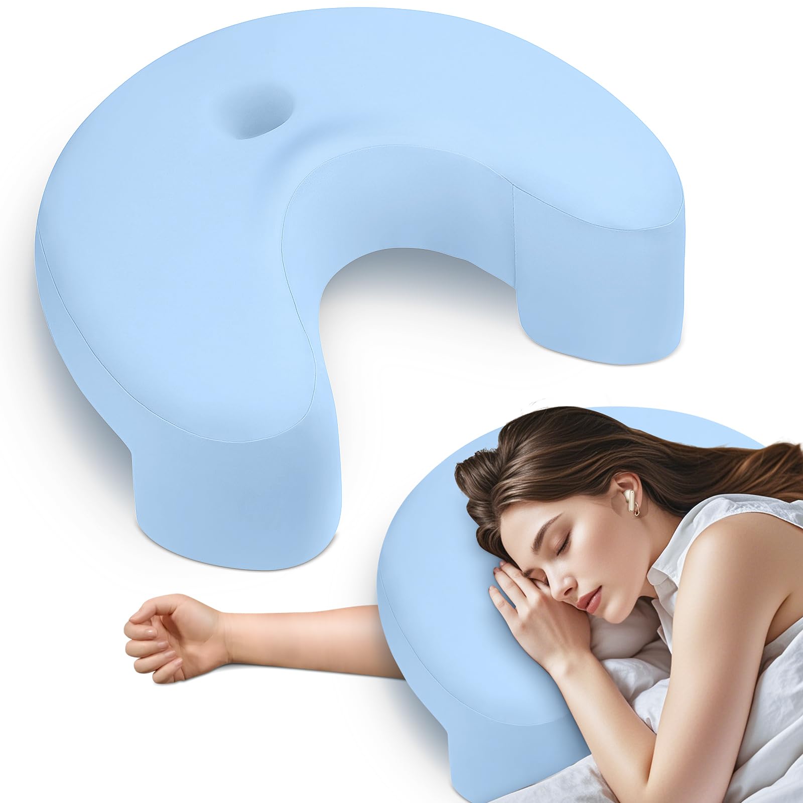 Side Sleeper Pillow Side Sleeper Pillows for Adults Memory Foam Pillow for Neck and Shoulder Pain Ideal for