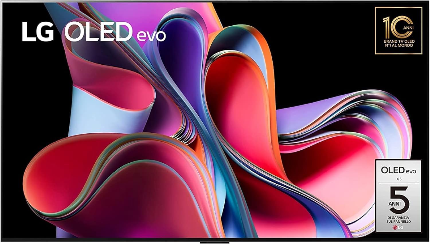schermo oled grande 83 pollici smART tv lg 2023 serie g3
