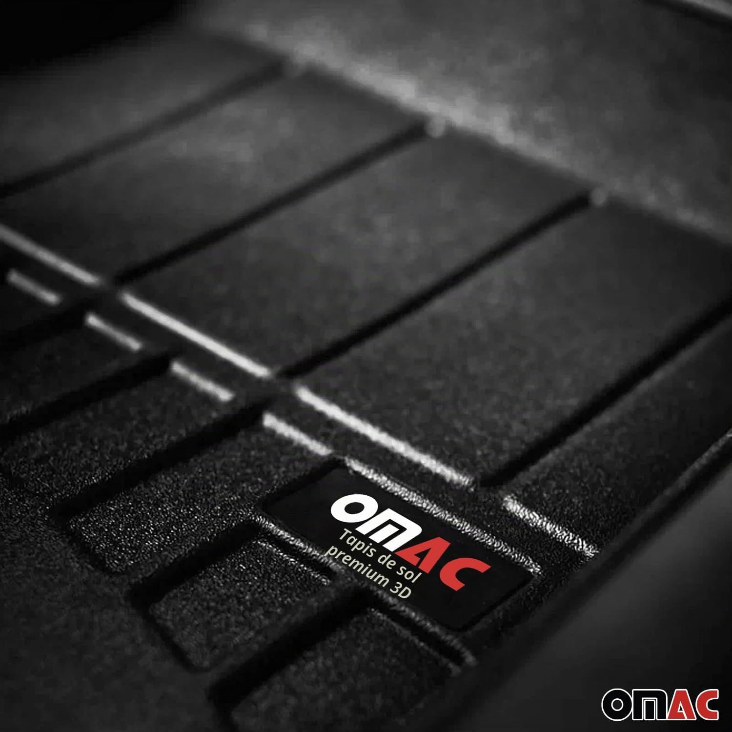Tapis de Sol 3D TPE Premium Compatible avec Isuzu D-Max III Cabine élargie 2019-2022 | Revêtement de Sol pour Voiture - Intérieur antidérapant - Bords Hauts - Noir