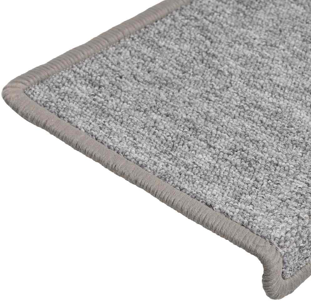 Close-up of stair mat edge