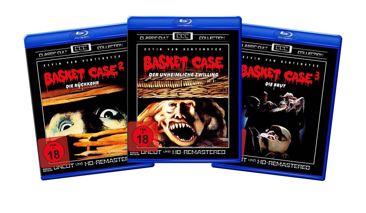 Basket Case 3er Package - Classic Cult Collection - Uncut - 3 Filme auf 3 s