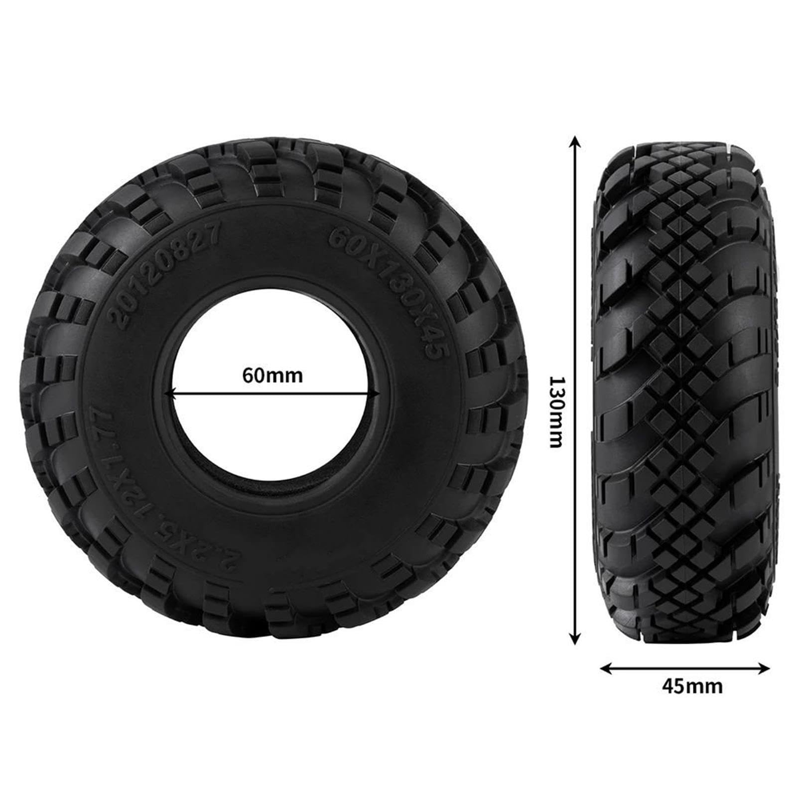 2.2 Pneumatici In Gomma Per Axial Per Wraith Per SCX10 TF2 1/10