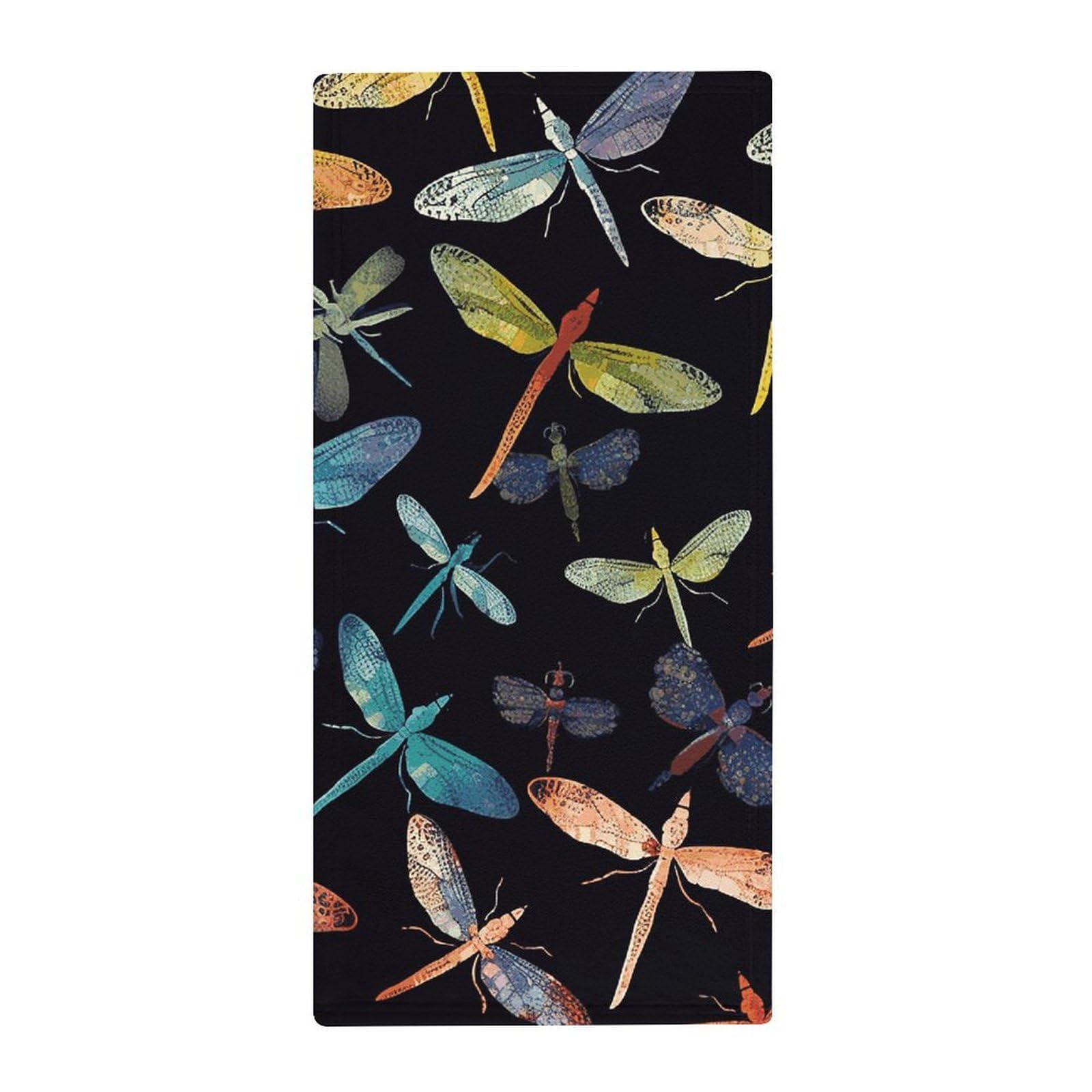 JTREHY Colorful Dragonfly Towel Soft Lightweight Microfiber Towel Highly Absorbent Quick Drying Towels Male and Female Premium Quality Perfect for Daily Use
