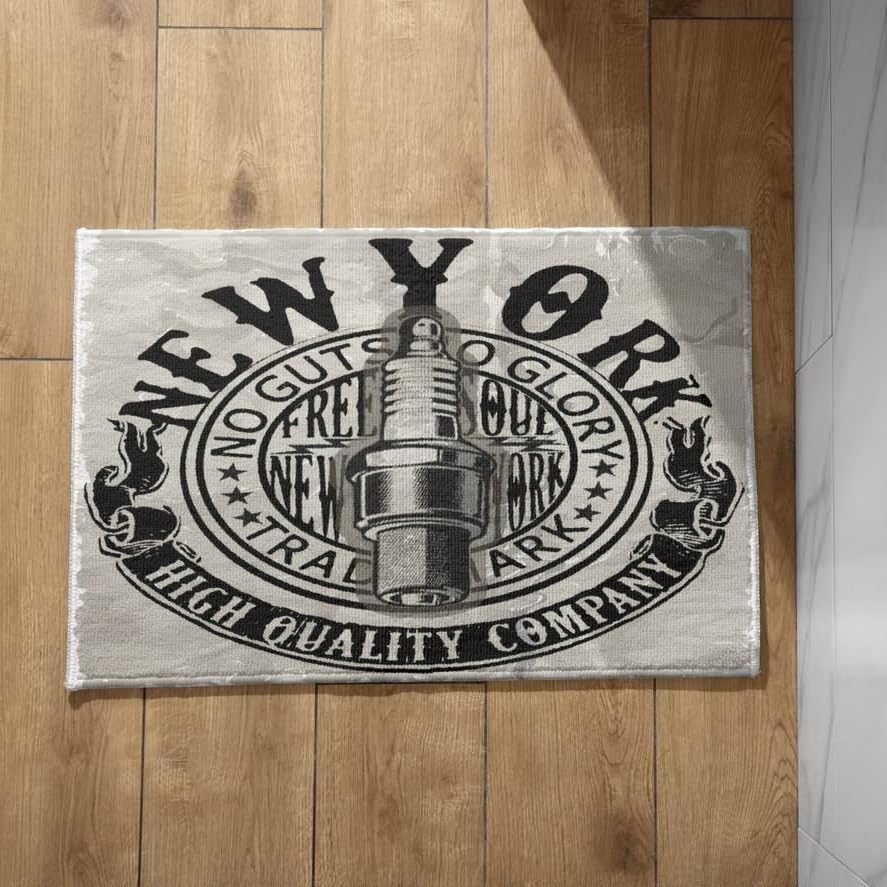 Tapis Entrée Intérieur Fin CEVAN - Paillasson Joli Rétro anti-frottement