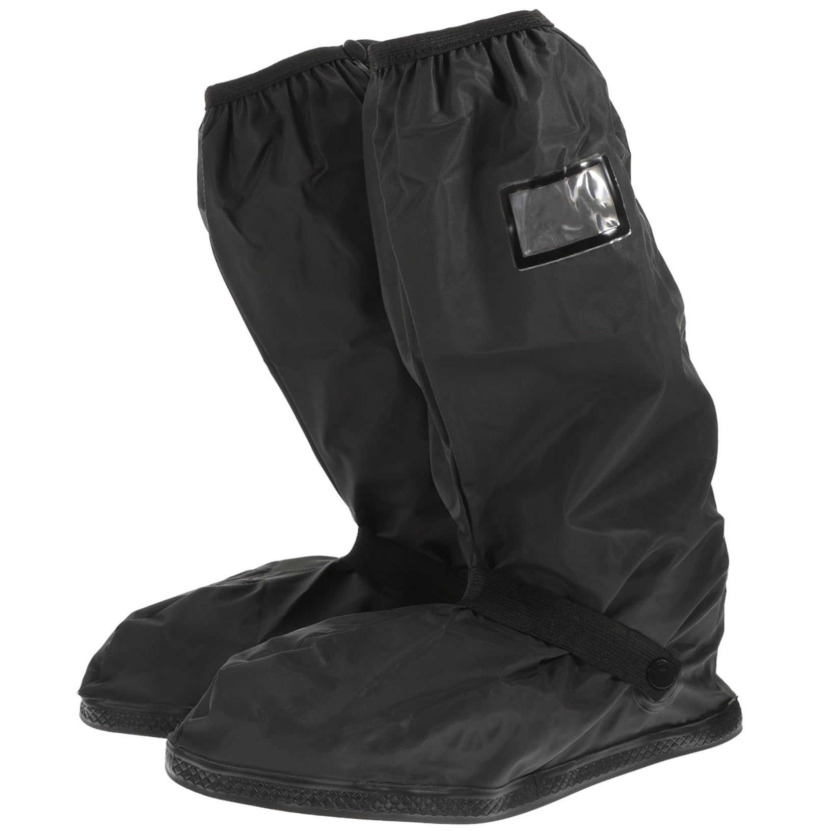 VICASKY XL Cycling Shoe Covers Reusable Rainproof Overshoes for Motorcycle Cycling Non Slip Lightweight Breathable Design for Rainy Days and Outdoor Activities Black