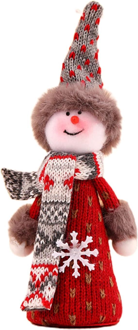 1Pcs Autumn snowman Plush Fall Thanksgiving, Christmas Handmade elf,Xmas Ornament Santa & Christmas elf Hang Pendant, Wood Christmas ornament for Christmas Tree,Party Decoration,Party Figurines