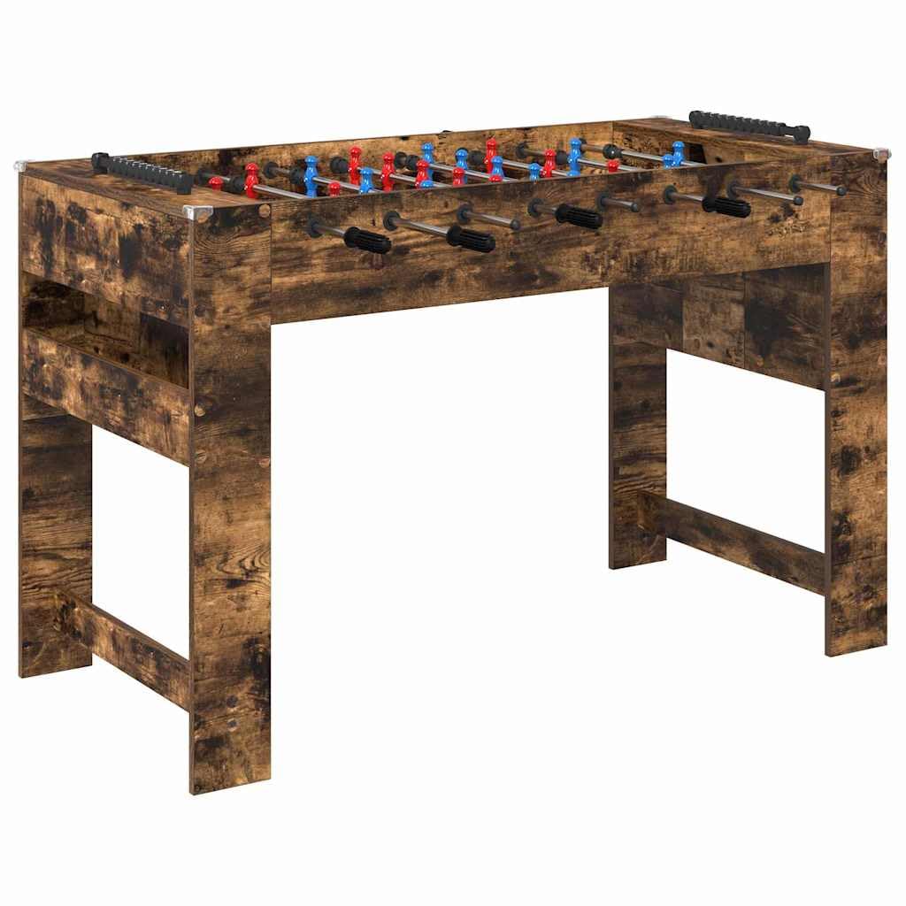 Genérico Mesa de Futbolín Roble Ahumado 125 x 60,5 x 80 cm,Deportes,Juegos de Interior,Futbolín,Mesas de futbolín-858888