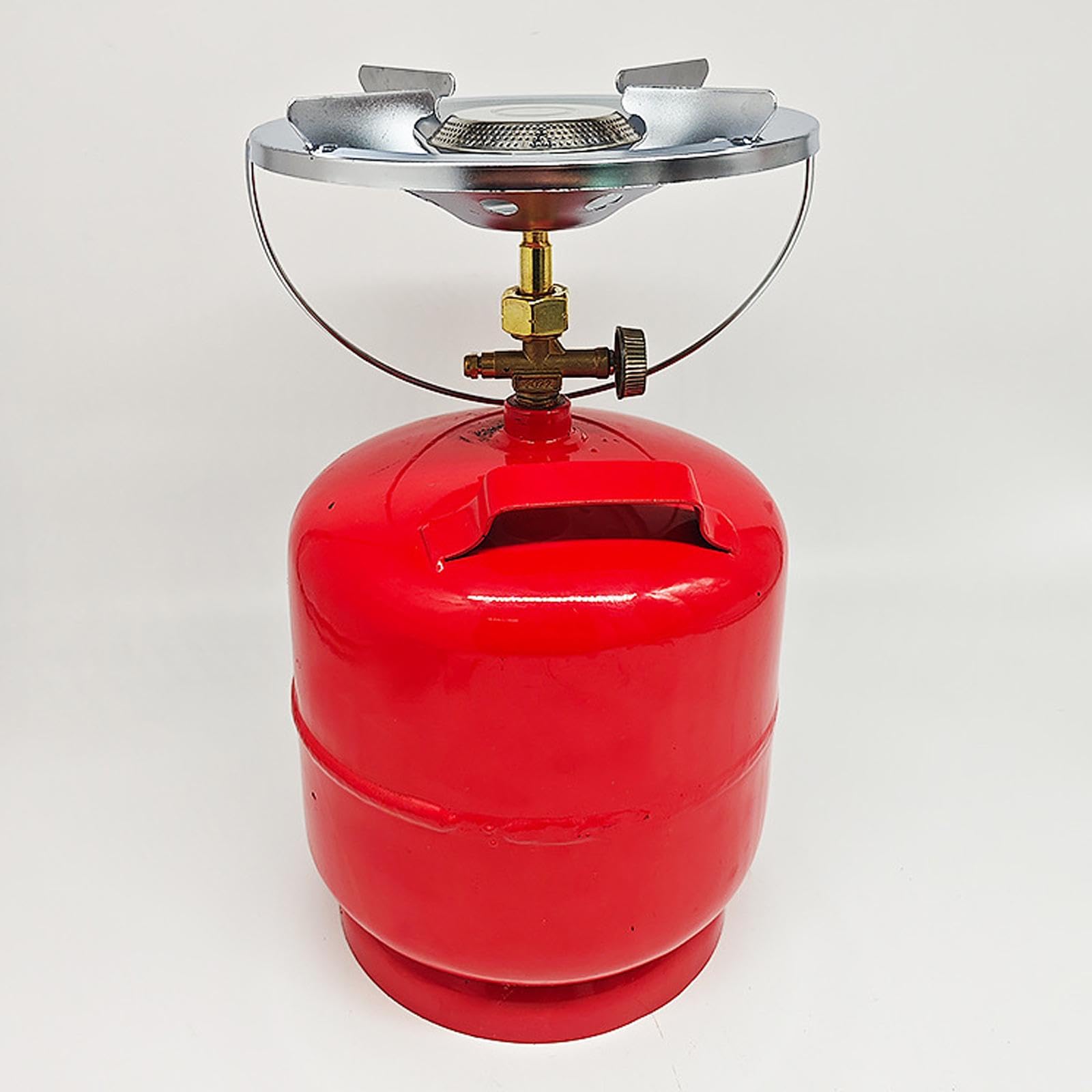 Cocina Portátil Cabeza de Cocina Adaptador para Gas Tanque Hornillo de Acero Compatible con Acampada Senderismo Cocina al Aire Libre Adecuado para