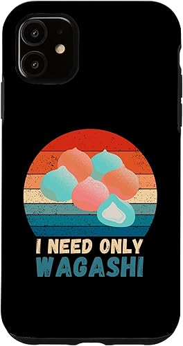 iPhone 11 Vintage I Need Only Wagashi Food Lover Retro Wagashi Case