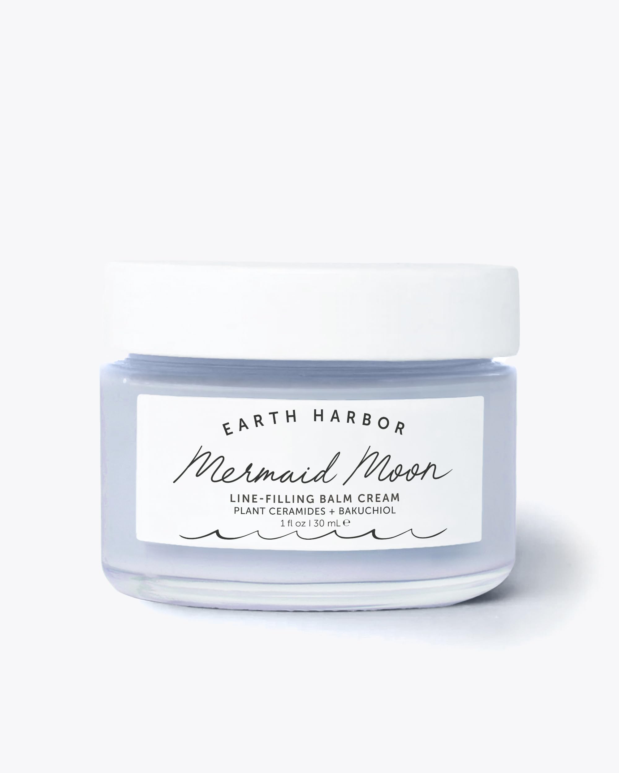 Earth Harbor Mermaid Moon Line-Filling Balm Cream - Vegan Night Treatment for Wrinkles and Hydration, with 20+ Actives - Deeply Restores and Nourishes Skin