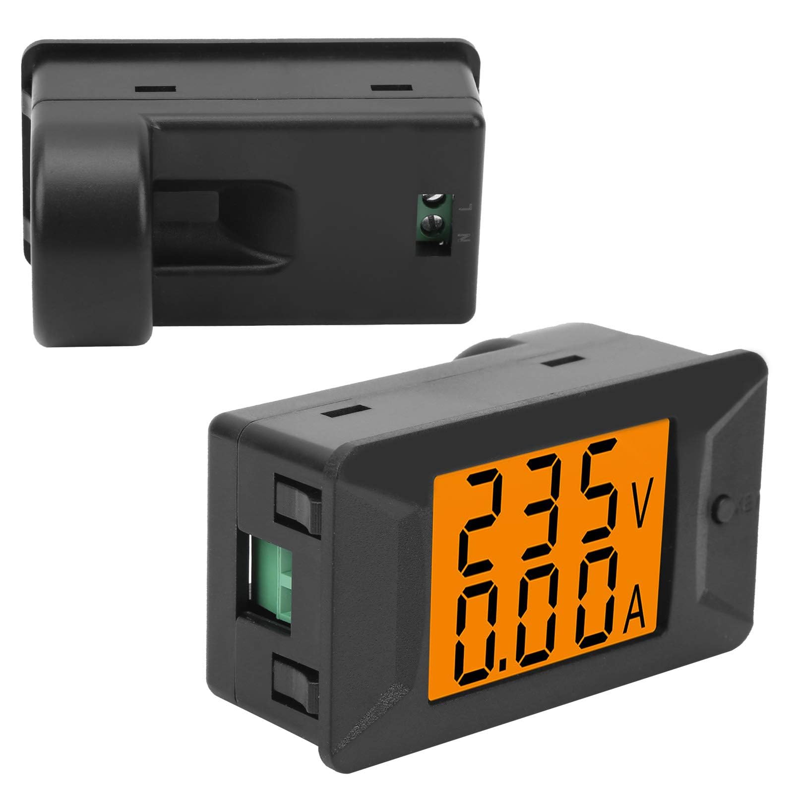 Duales digitales Spannungs- und Amperemeter PZEM-026 AC 40–400V 100 A Amperemeter Voltmeter Berührungslose Einbaumontage 110–220V
