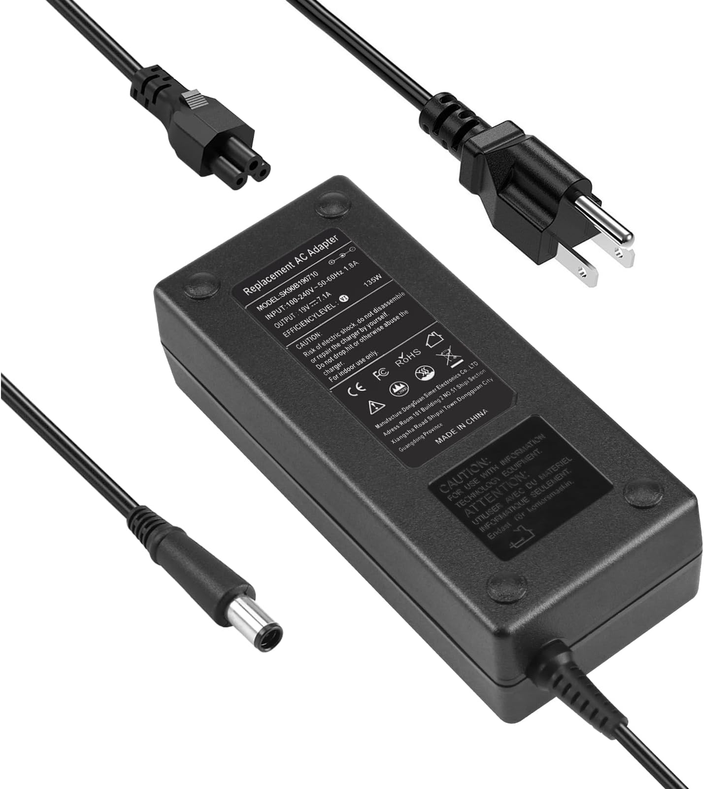 19V 7.1A New 135W Ac Adapter for HP Compaq Elite 8000 8200