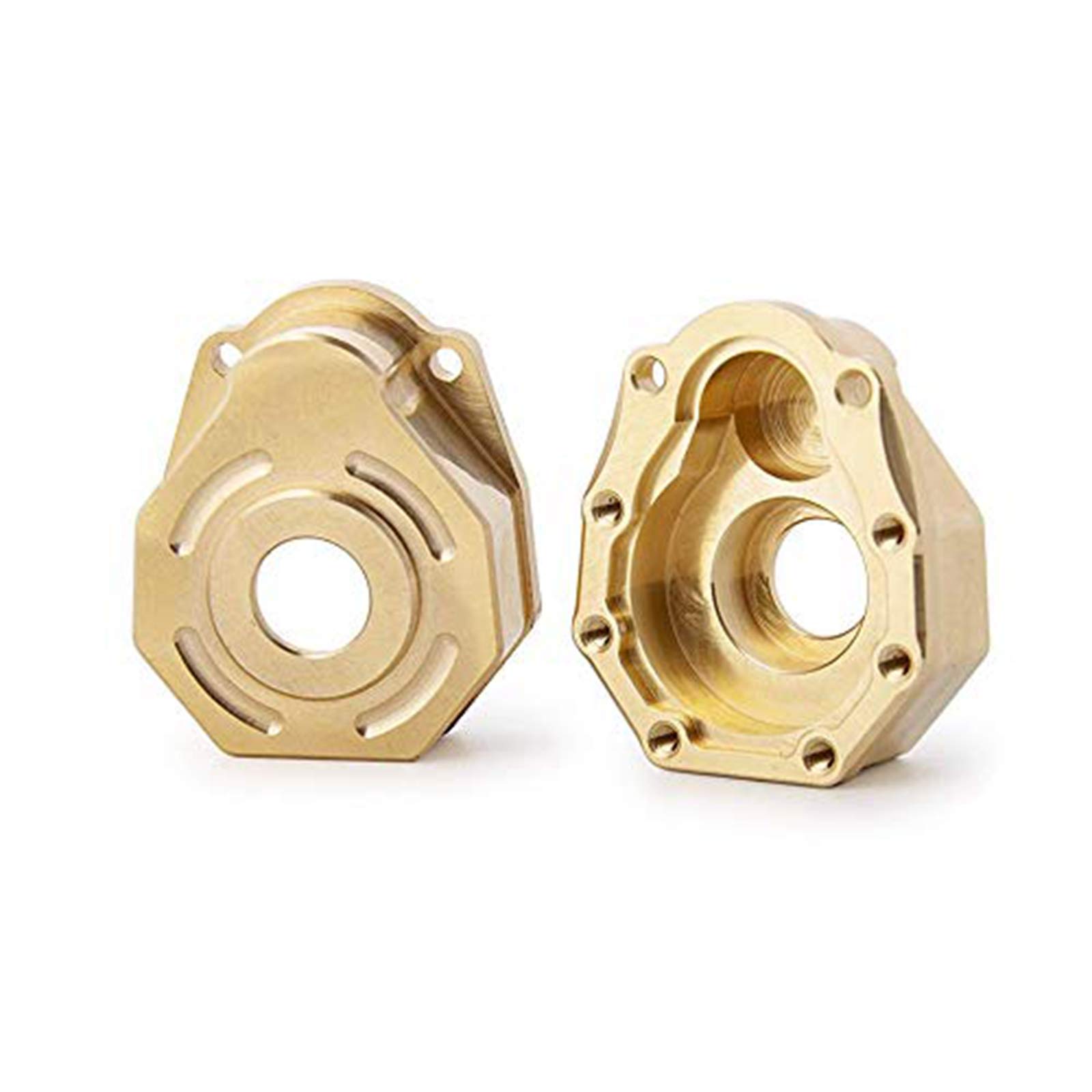 Heavy Duty Brass Steering Knuckle Portal Cover Front&Rear Hub Outer Housing Cover for 1/10 RC TRX-4