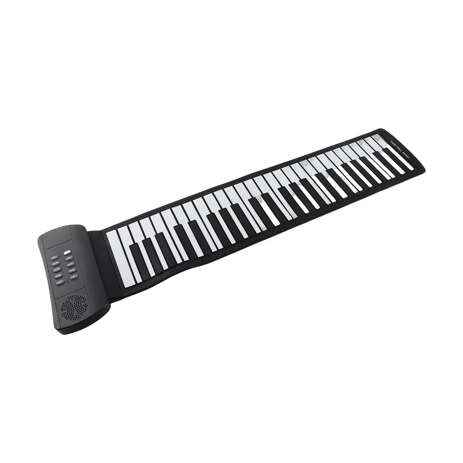 Roll-Piano Silikon-Tastatur, 49 oder 61 Tasten, Faltbares Keyboard mit Stereo-Lautsprecher, 16 Instrumente, 6 Demo-Songs, Aufnahme & Sustain-Funktion, für Kinder & Anfänger (49