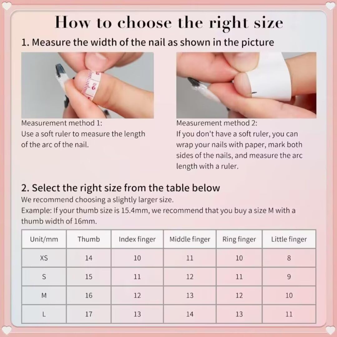 Women Press On Nails, Medium Almond Handmade 10Pcs Unique Luxury Fake Nails, 3D Artistic Design - Image 3