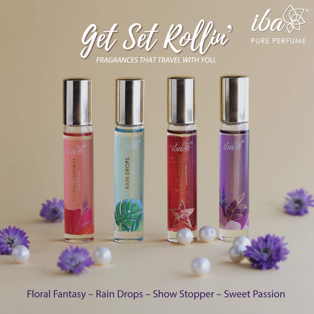 Body Lotion Iba Halal Pure Perfume Raindrops Blue Lotus Iba Halal