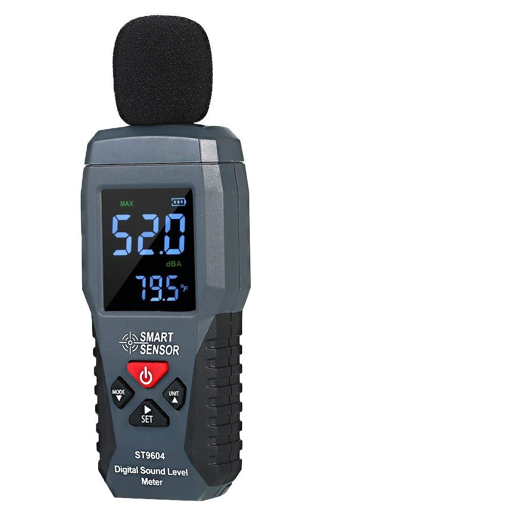Sonometro Mini Sonómetro Digital Display medidor de Ruido Instrumento de medición acústica Decibel Tester 30-130dBA
