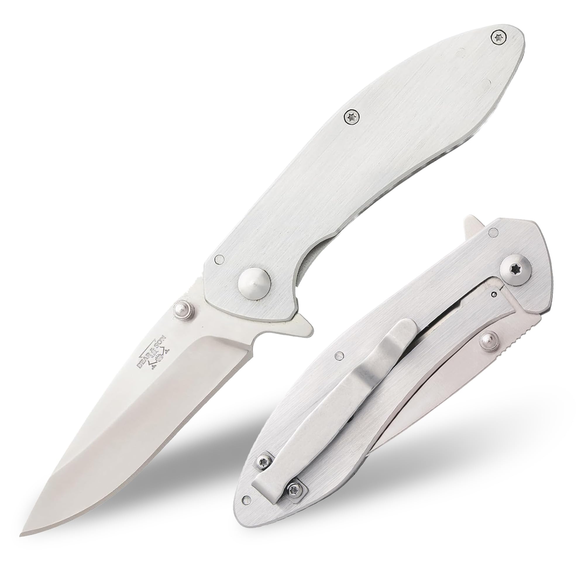 Amazon.com : Bear & Son 112 Frame Lock Folding Pocket Knife – 2-7