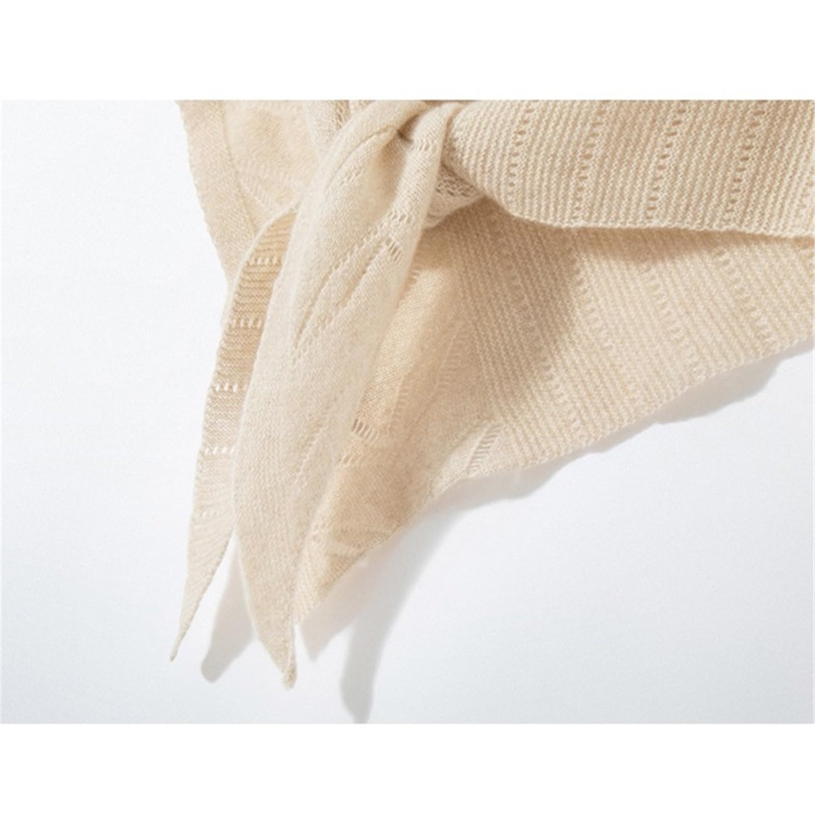Sciarpa Sciarpa triangolare in cashmere con motivo cavo, scialle jacquard caldo alla moda da donna Ponchino
