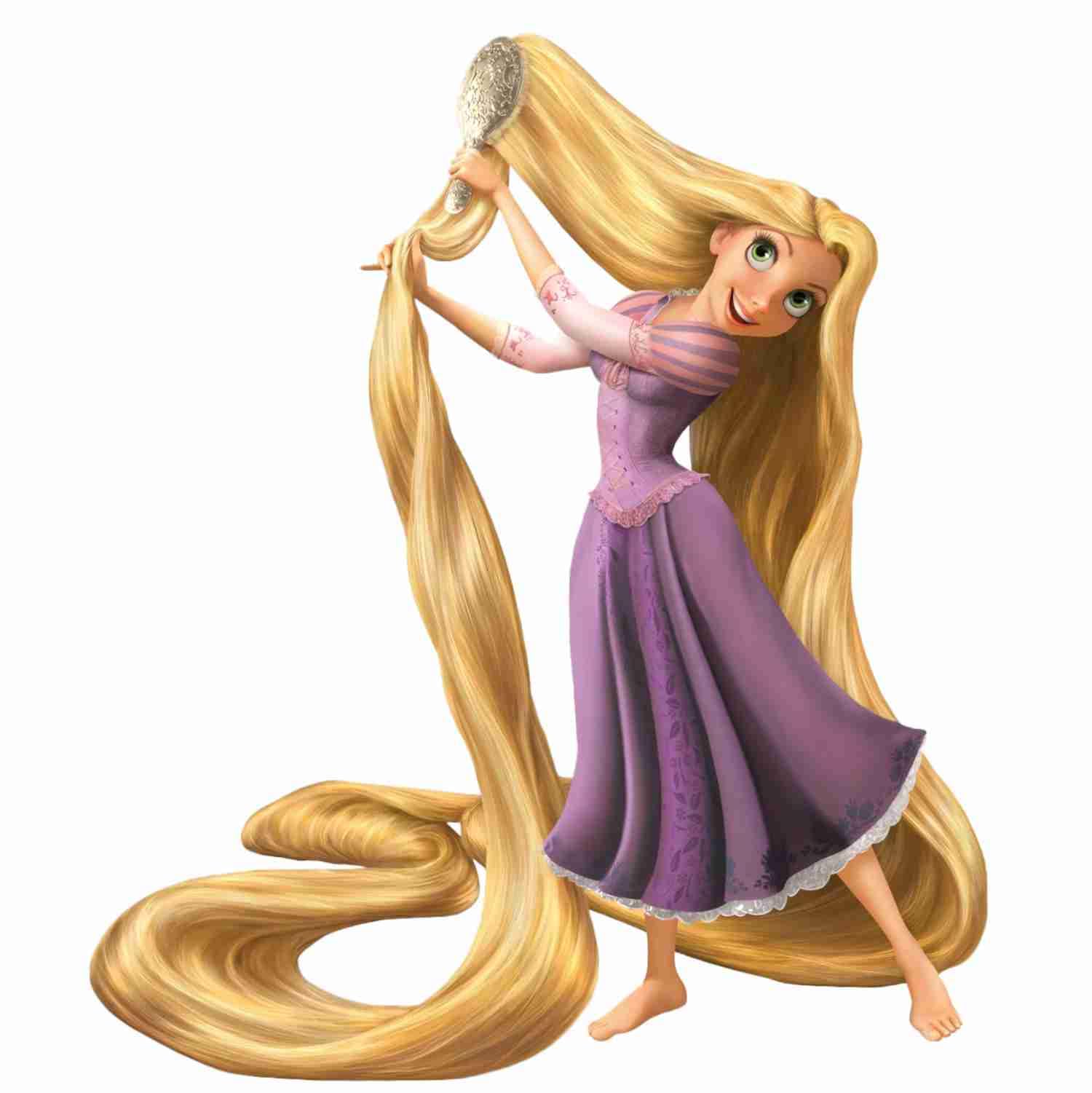 Rapunzel Wall Sticker – Disney Tangled Inspired Princess Wall Art for Girls, 17x23.5”, Removable Vinyl Barbie Room Decals for Kids Bedroom, Nursery, or Office Decor-image-1