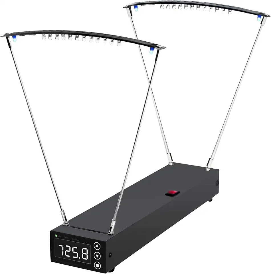 Ballistic Chronograph for Rifle Shooting: Precision Speed Tester with FPS MPS Readings LCD Screens for Archery Arrow Bow