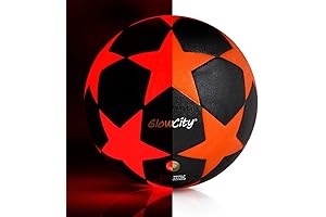 GlowCity Glow in the Dark Soccer Ball: A City on a Gleaming Sphere