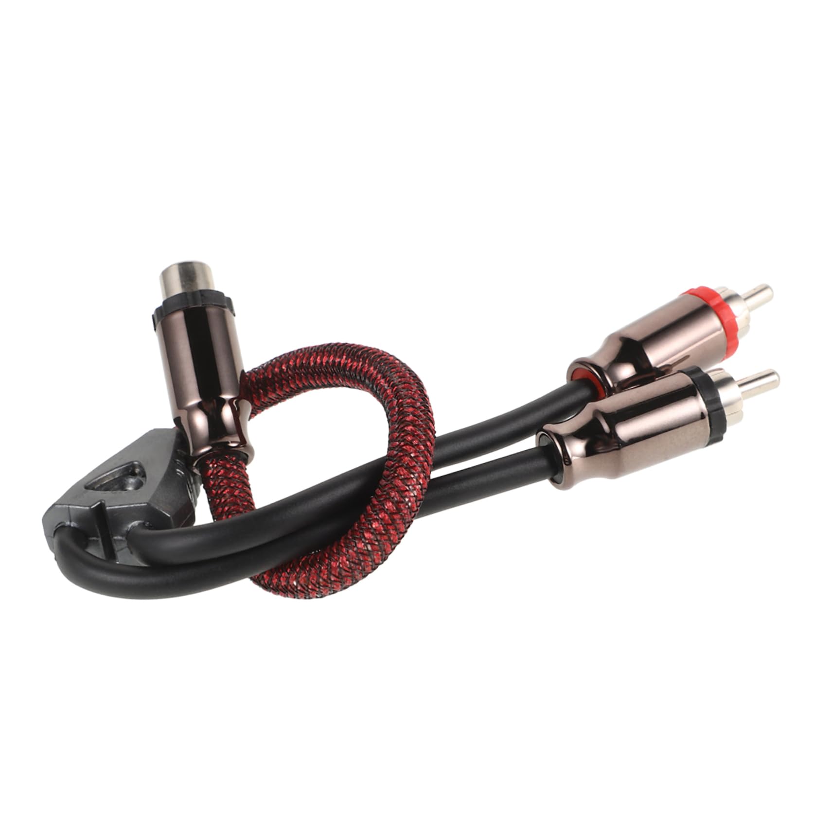 Vaguelly Speaker Cable Dual Splitter Wire for Car Audio Construction for Amplifiers High- Transmission for Music Enthusiasts