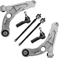 Vista 23 de Detroit Axle - Kit de suspensión delantera RWD para Chrysler 300 Dodge Challenger Charger Magnum, brazos de control superior con barras