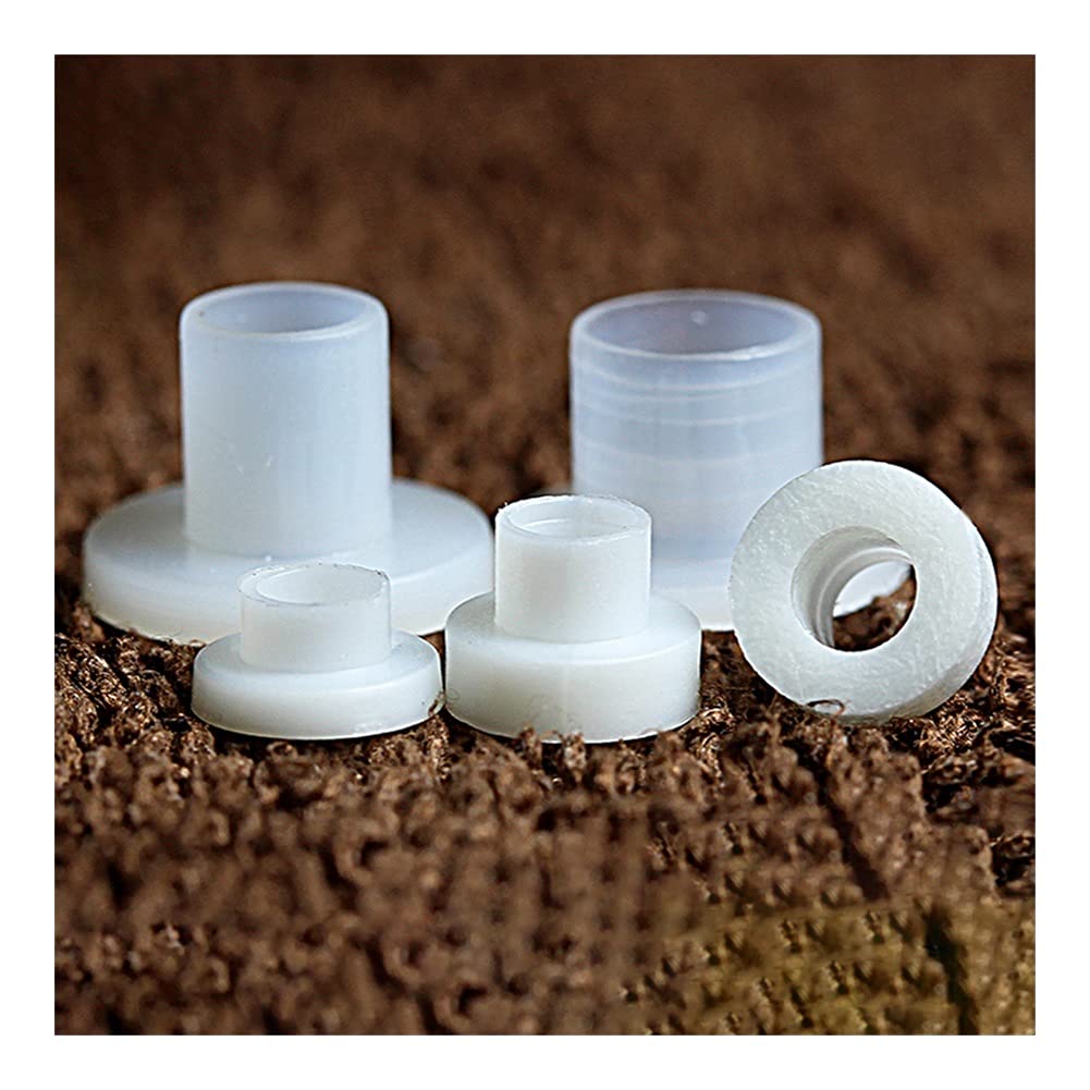 Schroef nylon transistor pakking De stap T-type plastic wasmachine isolatie spacer schroefdraadbeschermer M3 M4 M5 M6 M8 M10 M12 (Color : Black, Inner Diameter : TW 810 (20pcs