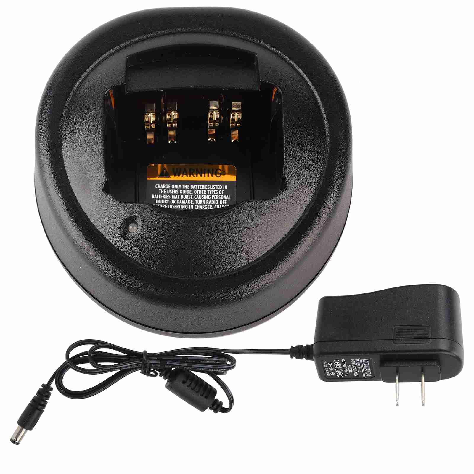 2 Way Radio Battery Charging Dock for 500 2000 GP328/388 HT750/1250 PTX760, Supports Multiple Batteries, Clear Charging Indicator, Compact Design, Stable Charging with No